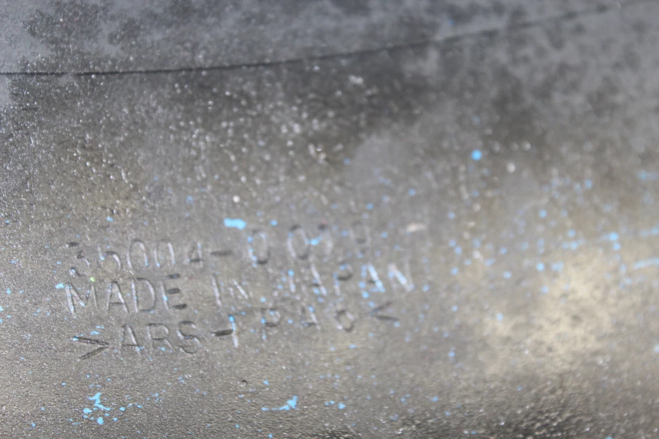 03-04 KAWASAKI NINJA ZX6R Z1000 ZX6RR ZX636C NEGRO OEM GUARDABARROS RUEDA DELANTERA B11-D Foto 4 de 4