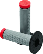 ProTaper Full-Diamond Triple Density MX Dirt Bike Grips Black/Grey/Red