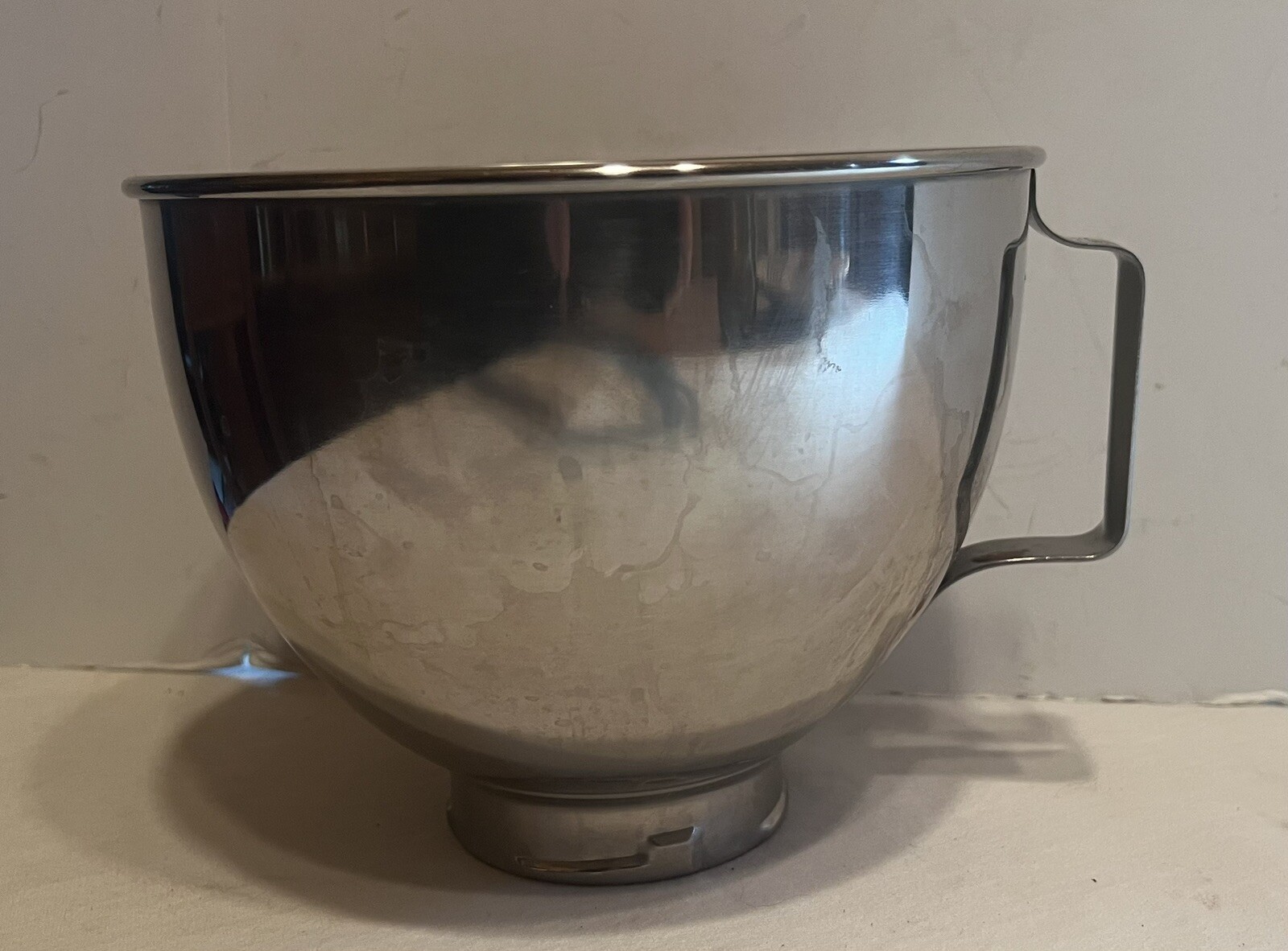 KitchenAid K45 Stainless Steel Silver Mixing Bowl with Handle 4.5 Quart eBay