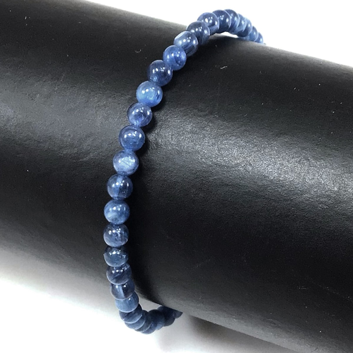 Bracelet En Perles De Kyanite Bleue Naturelle AAA - 7.5 Mm - Neuf Sans Emballage