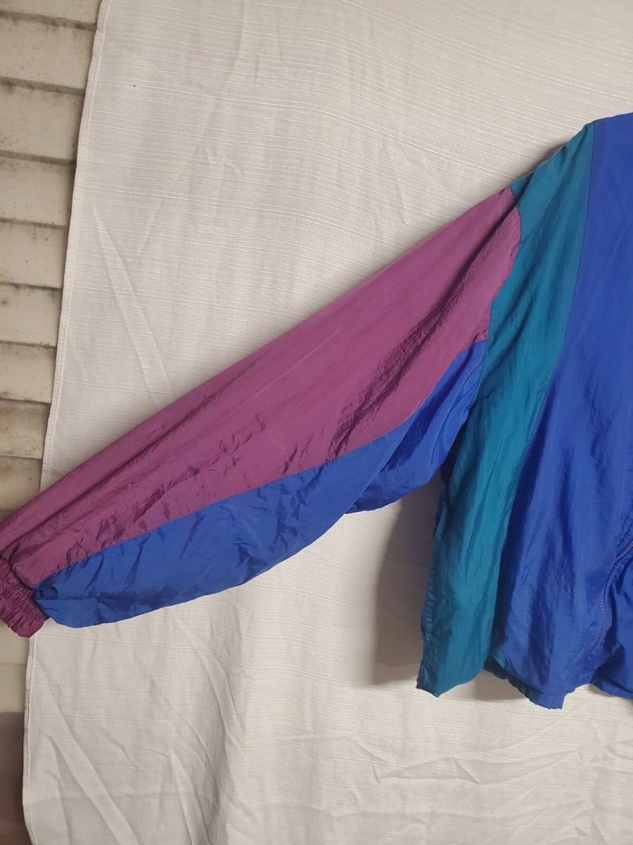 【中古】NEW VIBLON VL-80 Vintage Ocean Equipment 80s Nylon Windbreaker Jacket Size XL