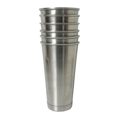 Roband Milkshake Maker 18/8 Stainless Steel 710ml Cup Pack WA132x6 