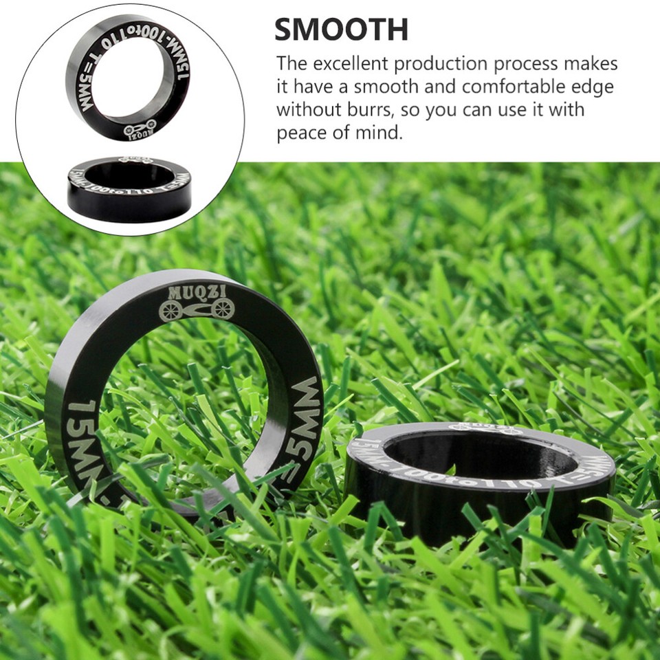 2 Pcs Bike Adapter Conversion Washer Wheel Hub Screw Bolt Spacer eBay