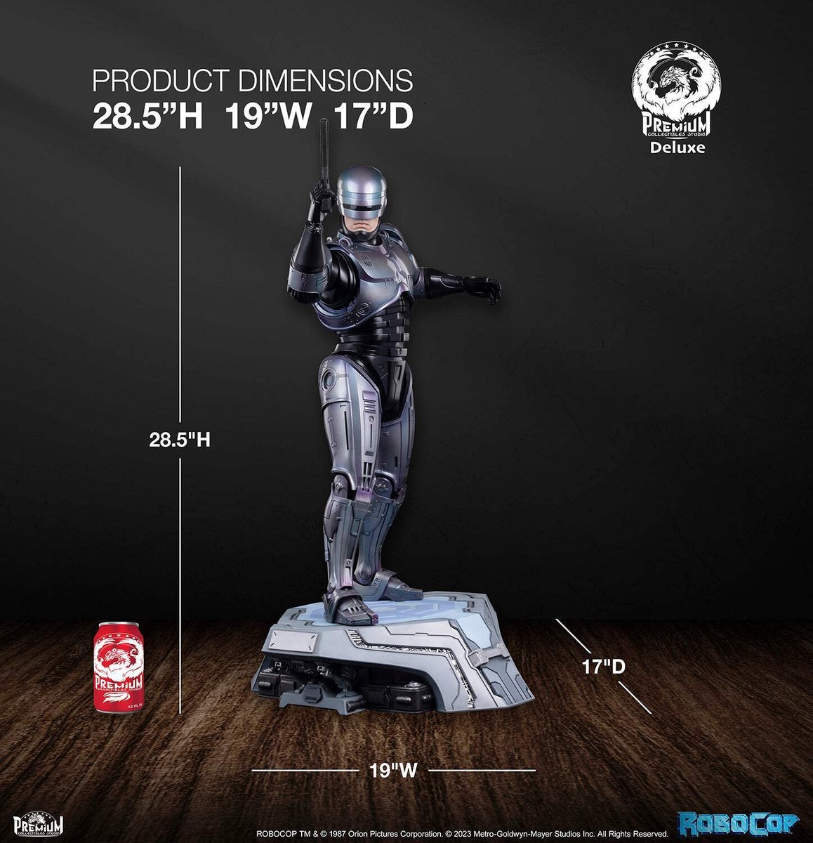 d*3様 ROBOCOP THE SERIES フィギュア ビンテージ PCS PREMIUM COLLECTIBLES RoboCop 1987 DELUXE Version ⅓