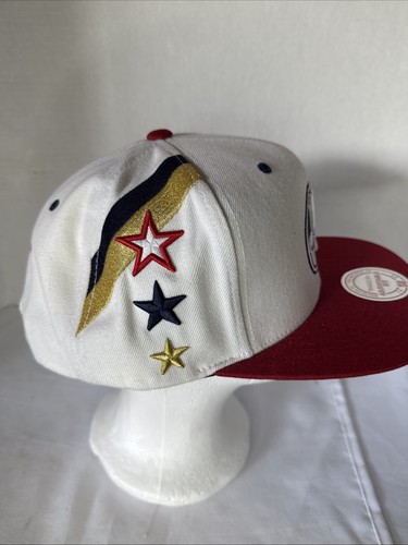 New York Islanders Mitchell & Ness Snapback NHL Hat American Flag on Side RARE - Picture 9 of 22