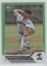 2023 Topps Pro Debut Green Foil 4/99 Jacob Miller #PD-118 1xd