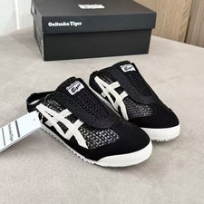 New Onitsuka Tiger MEXICO 66 SABOT BLACK CREAM Slipper Sandal 1183C123-001