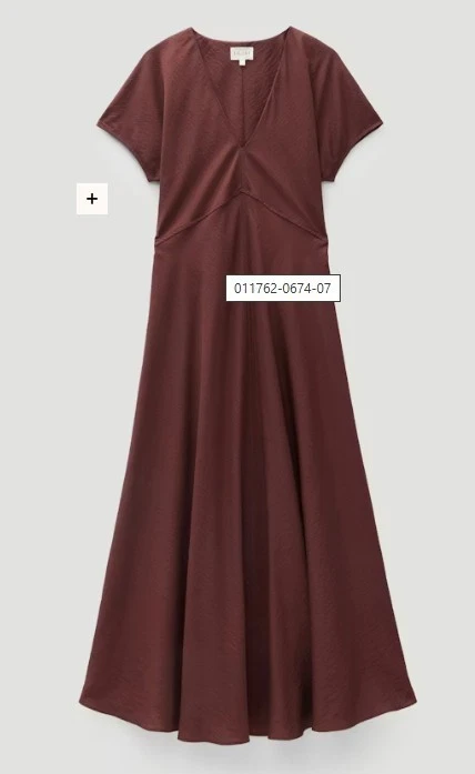 Hush Grace airflow V Neck Maxi Dress Burgundy Brown
Opens in a new window or tab