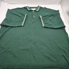 Sahara Short Sleeve Shirt Mens Green Size XXXL Made In USA Golf