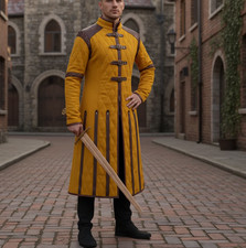 Ren Faire Medieval Gambeson   Padded Costume for Reenactments