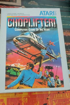 Choplifter! (1986) ATARI VCS 5200 (Modul, Box) classic works 8-bit