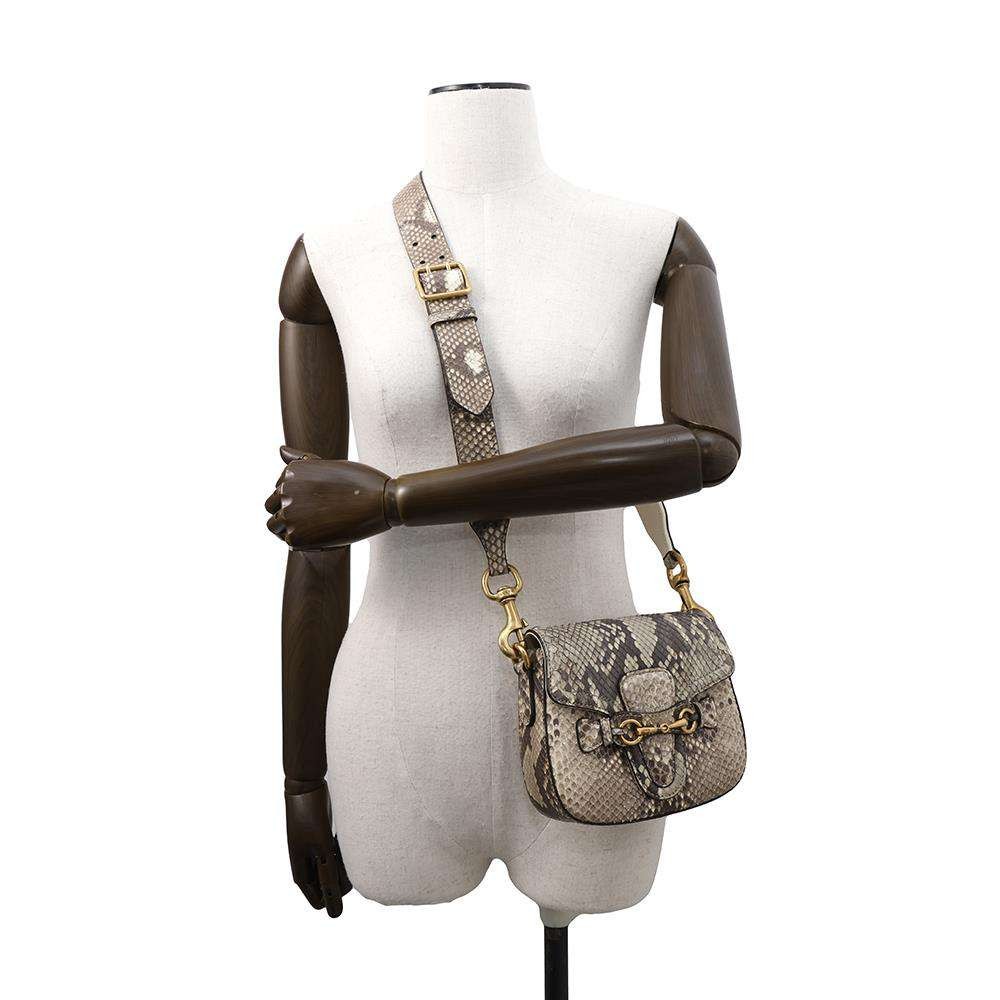 Gucci Bag Shoulder s Horsebit Python - image 4