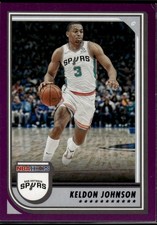 Keldon Johnson 2022-23 Hoops Purple San Antonio Spurs #151