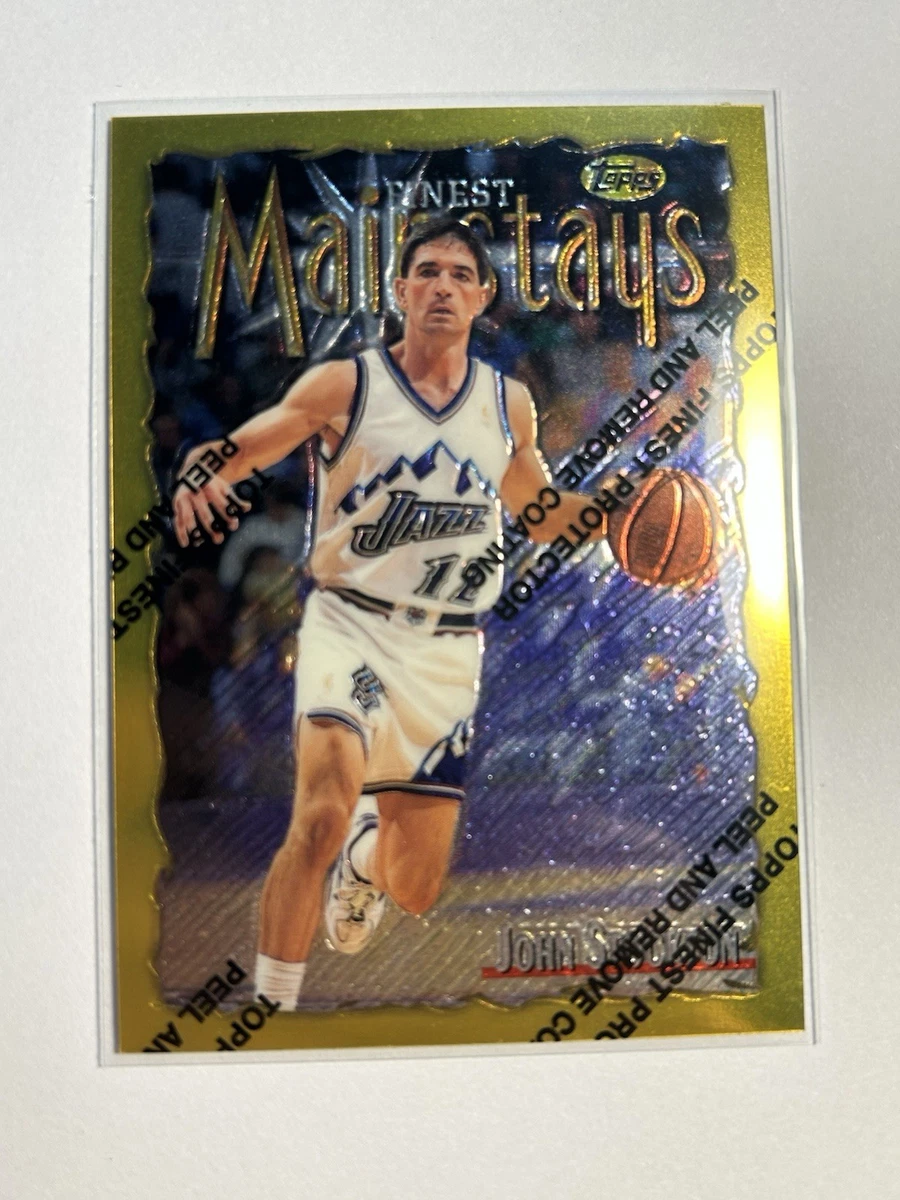 Topps John Stockton Basketball Sports Trading Card Singles for