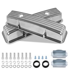Aluminum Tall Valve Covers for 1958-1986 Chevy SBC 283 302 305 327 350 383 40...