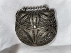 Vintage Silver Filigree Pendant Purse Shape  — photo 4