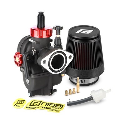 NIBBI 22mm Carburetor with CNC 48mm Air Filter kit,PE22FL Carburetor fit for ...