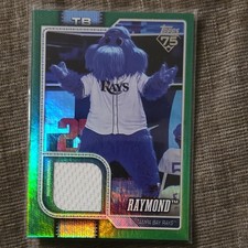 Topps Celebration 2026 Raymond Tampa Bay Rays Mascot Relic Patch 11/99