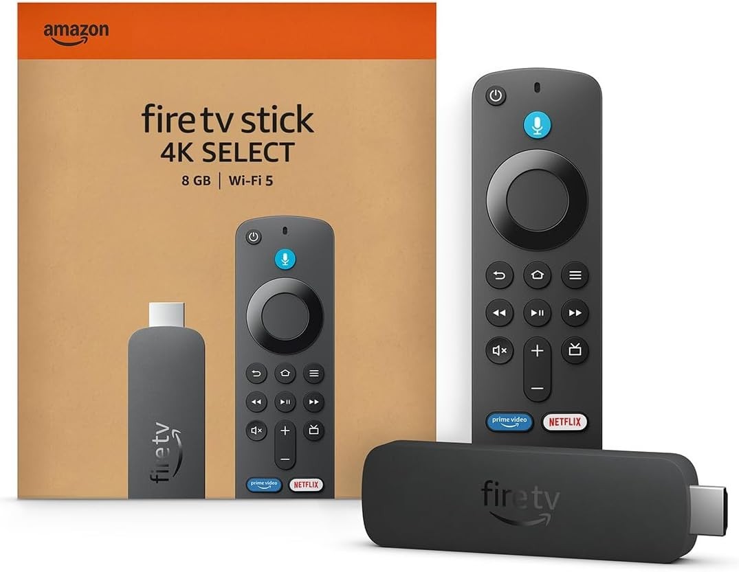 Amazon Fire TV Stick 4K Select (newest model) start streaming in 4K, AI-powered