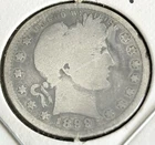 1899 Philadelphia Mint Silver Barber Quarter