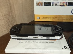 TESTED OG SONY PSP BUNDLE CASE, BOX, CAR CHARER, GAME