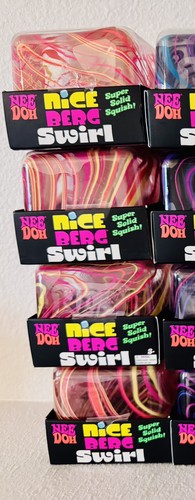 Schylling NeeDoh Nice Berg Swirl XL Super Solid Squish🔥🔥🔥 Lot (4)