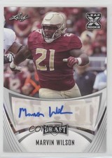 2021 Leaf Draft Marvin Wilson #BA-MW1 Auto 12jy