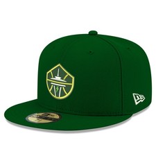 Men's New Era  Green Seattle Storm Team 59FIFTY Fitted Hat