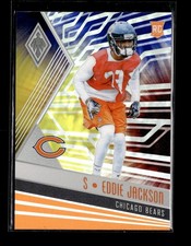 Eddie Jackson RC: 2017 Panini Phoenix Color Burst Parallel Rookie Card #199. rookie card picture