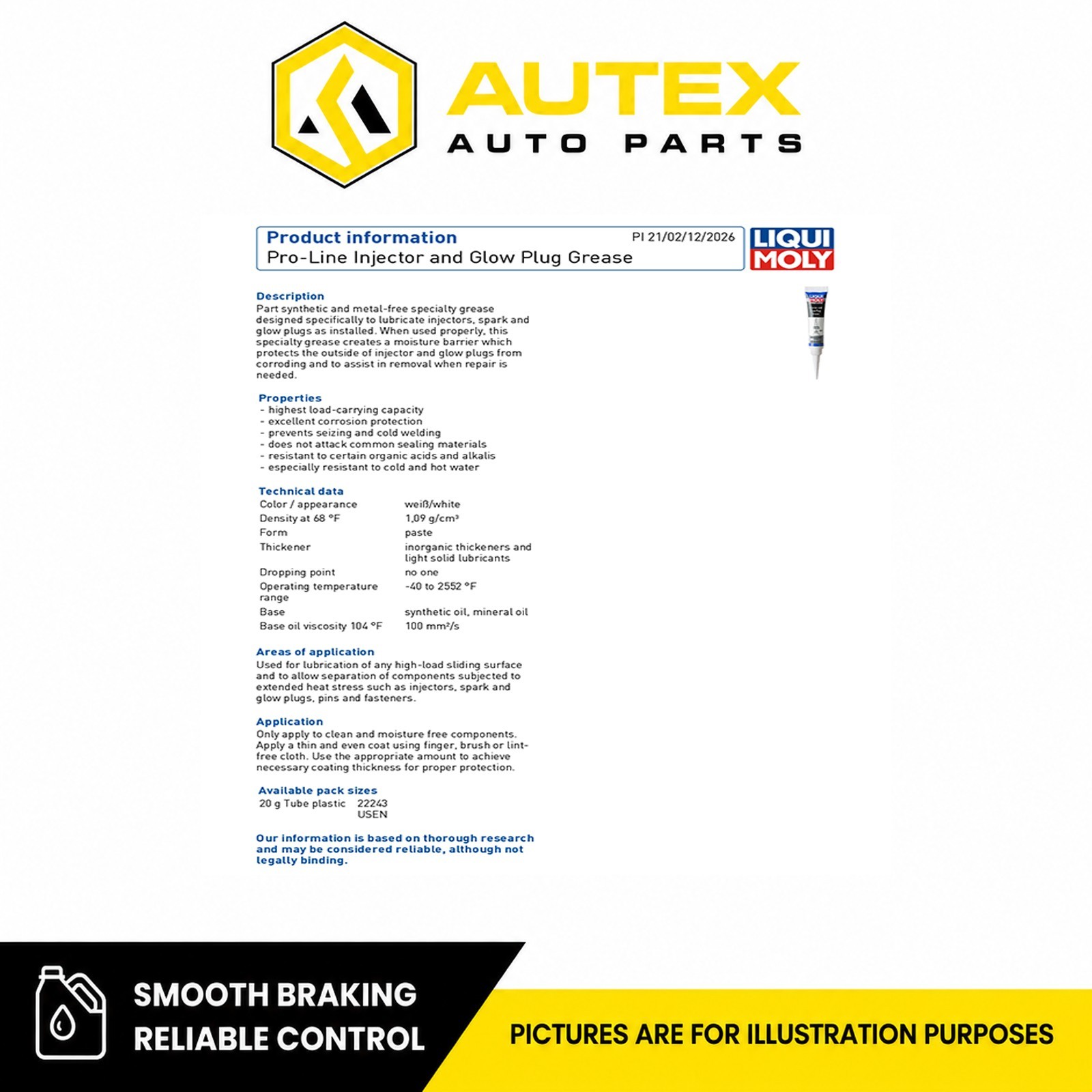 Liqui Moly PRO-LINE INJECTOR AND GLOW PLUG GREASE 20ML 3381 1 UNIT - Image 17
