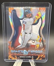 2026 Bowman Chrome Power Chords RARE DIE-CUT INSERT PC-3 Ronald Acuna Jr.