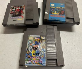NES Contra Bomberman Rainbow Islands Lot Nintendo tested and working great!