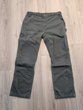 Carhartt 38x32 Dark Coffee Washed Twill Relaxed Fit Dungaree B324 DFE Pants