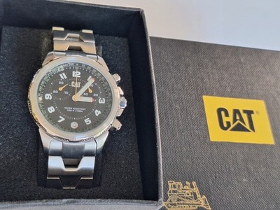 Armbanduhr Herren CAT Caterpillar Chrongraph Fullset Box Papiere wie neu läuft!
