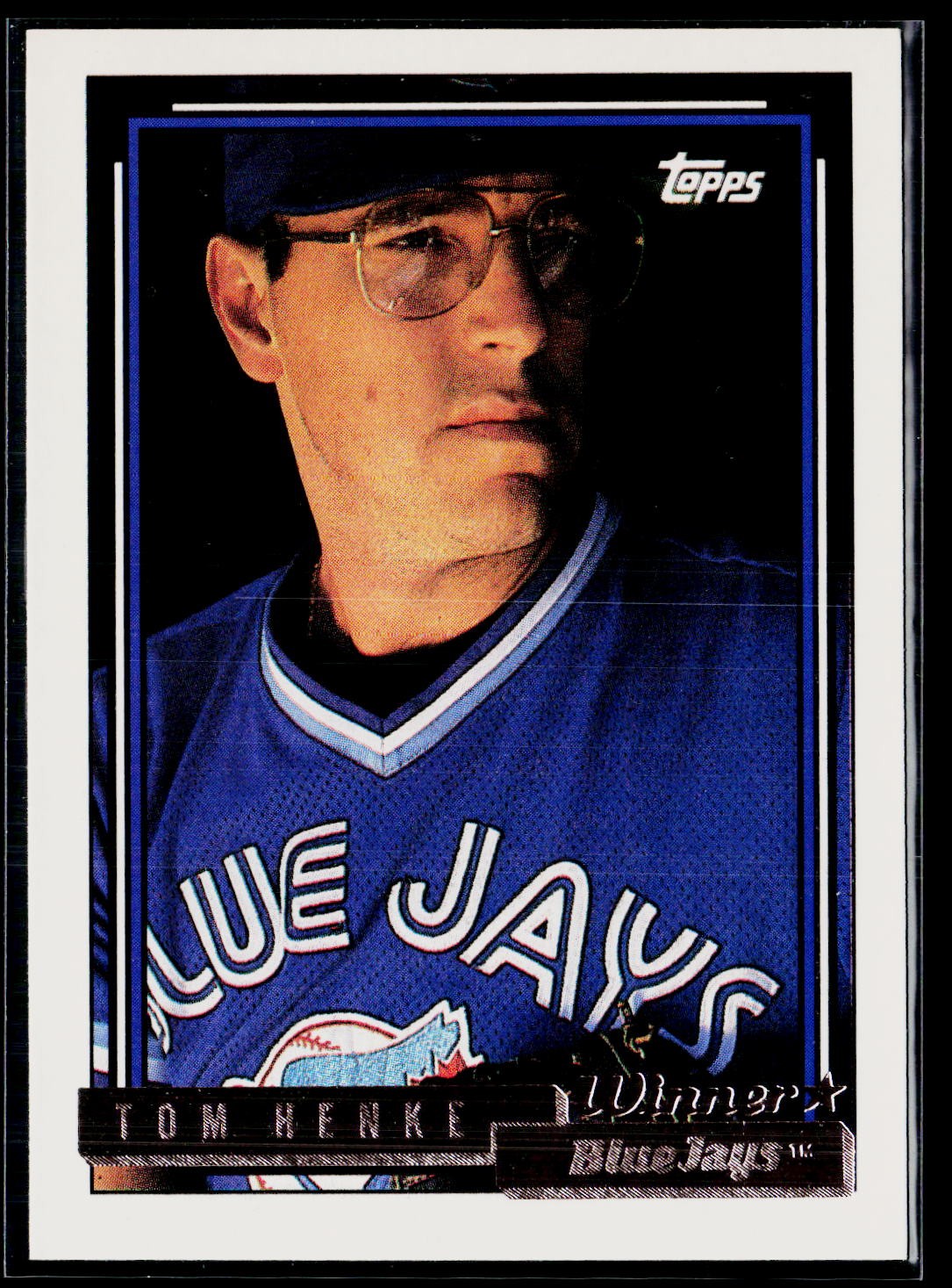 Tom Henke - 1992 Topps Gold Winners #451 - Toronto Blue Jays