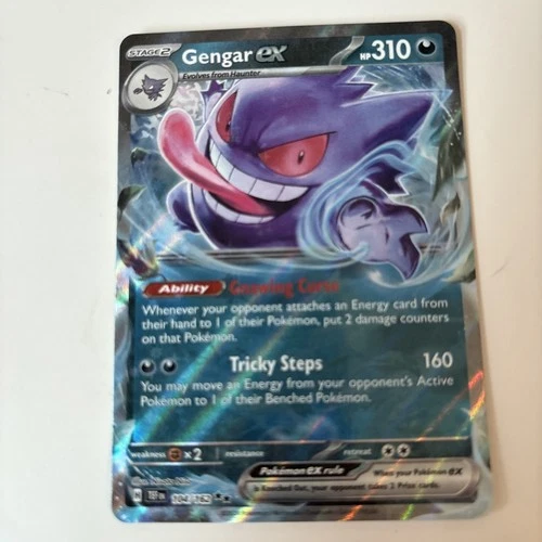 Gengar ex Temporal Forces Ultra Rare Pokémon Card TCG 104/162 Scarlet & Violet