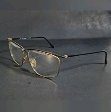 NOS Laura Biagiotti V662 EK4 Eyeglasses Black/ Gold Women Made In Italy