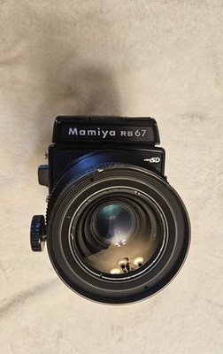  Near MINT Mamiya RB67 Pro SD Film Camera 120 Back , KL 127mm