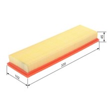 Bosch Luftfilter 1 457 433 158 für CITROËN PEUGEOT