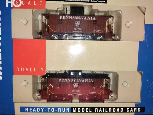 Walthers PRR N6B Caboose (cúpula centrada) paquete de 2 escala HO 932-27653 | Condition: New