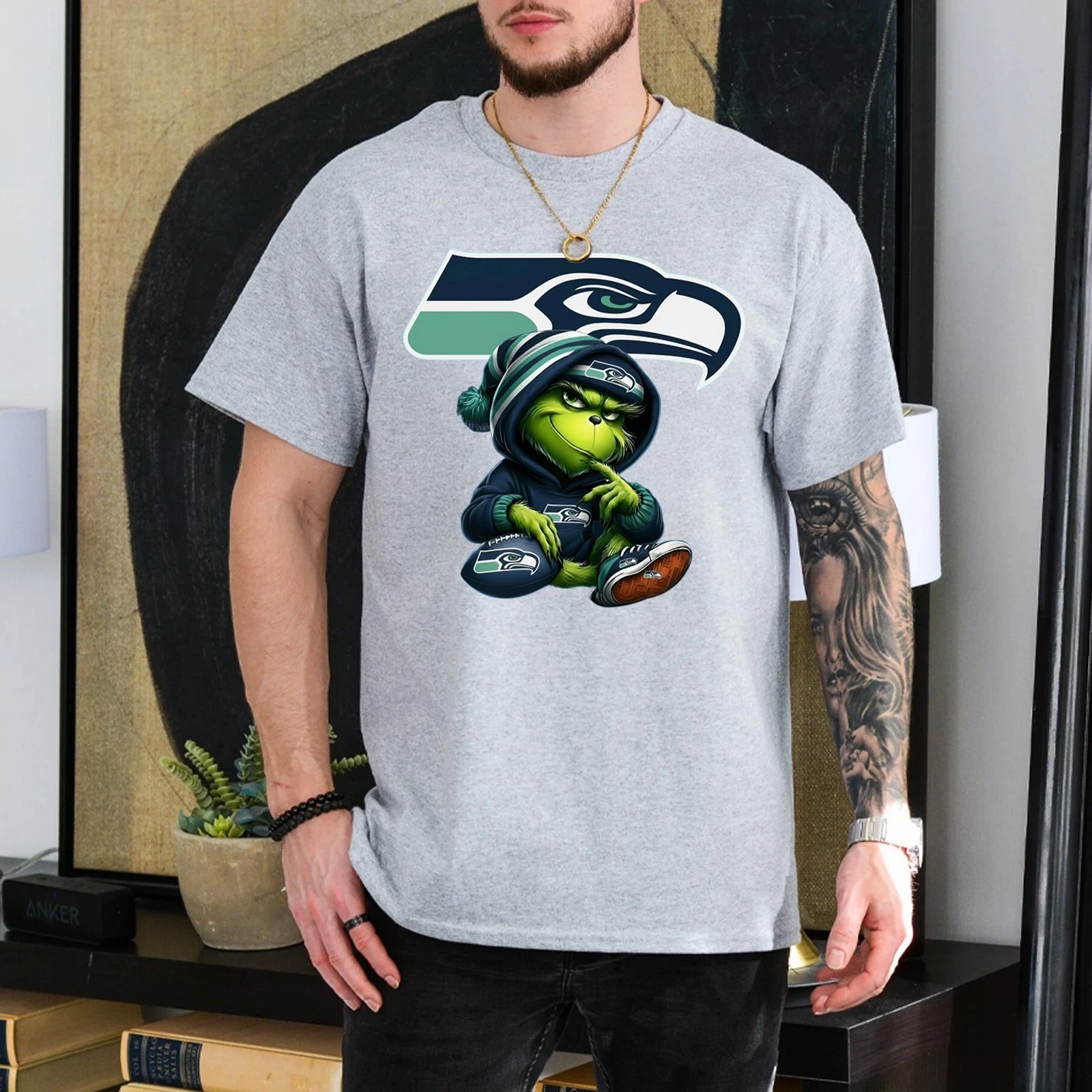 Seahawks funny character Football TShirt