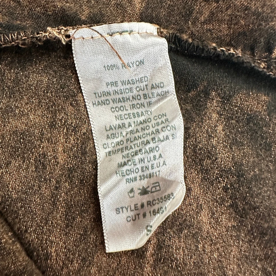 T Party Womens Fringe Top Size S Western Boho Cowgirl Festival Shirt Rodeo Chic - Image 4 of 4