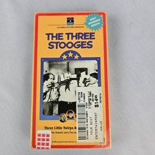 NEW SEALED The Three Stooges VHS 1988 RCA Columbia Black White Moe Larry Curly