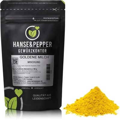 1kg Goldene Milch Ayurvedische Mischung Vegan Kurkuma Latte Gewürz