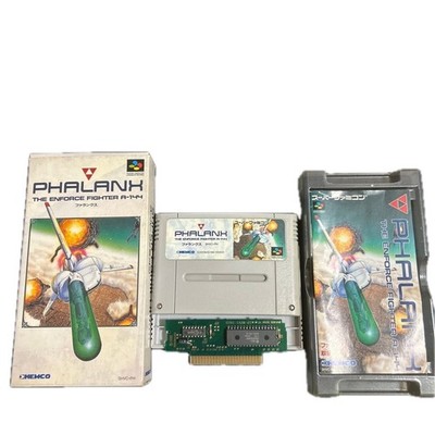 Phalanx SFC Super Famicom SNES CIB Complete Manual NTSC-J Rare Shooter SHMUP