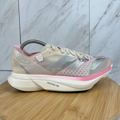 Adidas Adizero Adios Pro 3 Womens Size 10 Clear Pink Silver Running Shoe IG6425