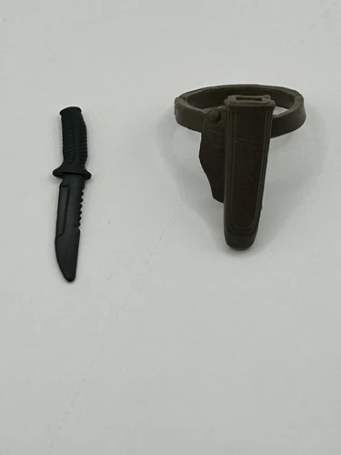 New ListingGIJoe Classified Series Spirit Iron Knife Dagger & Leg Sheath Fodder 1/12 Scale