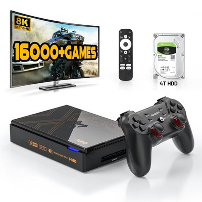 Super Console X5 PRO Retro Game Console with 16000+Games,Android 12.0 Os,Emulato