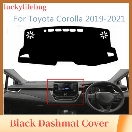 Anti-sun Dash Cover For Toyota Corolla 2019 2020 2021 Anti-slip Suede Dashboard - Picture 9 of 9