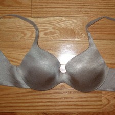 32C VINTAGE VICTORIA'S SECRET INCREDIBLE Bra LINED DEMI SEAMLESS   DAMAGED STRAPS
